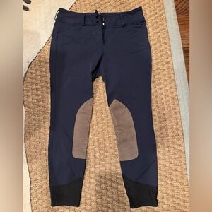RJ Classics Gulf Navy and Tan Riding breeches